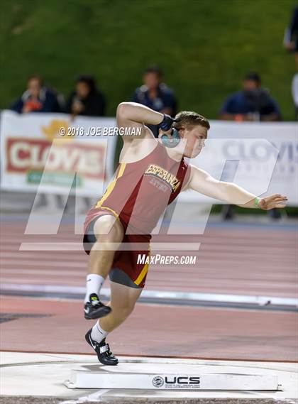 Thumbnail 2 in CIF State Track and Field Championships (Boys Shot Put Prelims) photogallery.