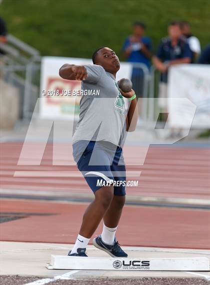Thumbnail 3 in CIF State Track and Field Championships (Boys Shot Put Prelims) photogallery.