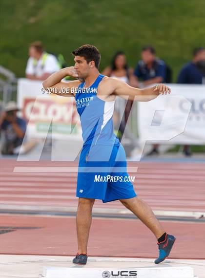 Thumbnail 2 in CIF State Track and Field Championships (Boys Shot Put Prelims) photogallery.