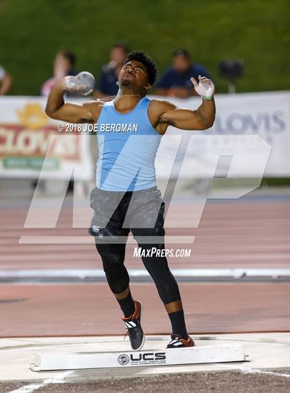 Thumbnail 2 in CIF State Track and Field Championships (Boys Shot Put Prelims) photogallery.