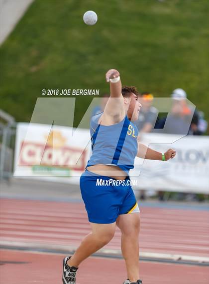 Thumbnail 2 in CIF State Track and Field Championships (Boys Shot Put Prelims) photogallery.
