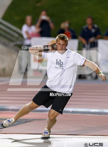 Thumbnail 3 in CIF State Track and Field Championships (Boys Shot Put Prelims) photogallery.