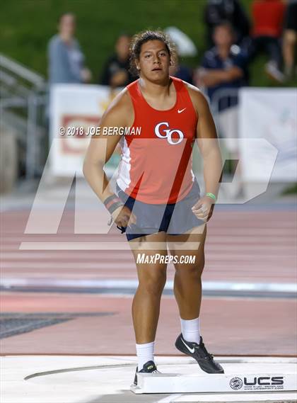Thumbnail 1 in CIF State Track and Field Championships (Boys Shot Put Prelims) photogallery.