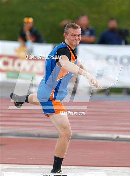 Thumbnail 3 in CIF State Track and Field Championships (Boys Shot Put Prelims) photogallery.