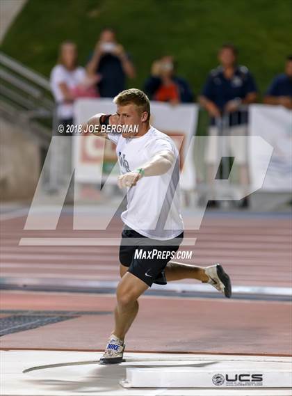 Thumbnail 2 in CIF State Track and Field Championships (Boys Shot Put Prelims) photogallery.