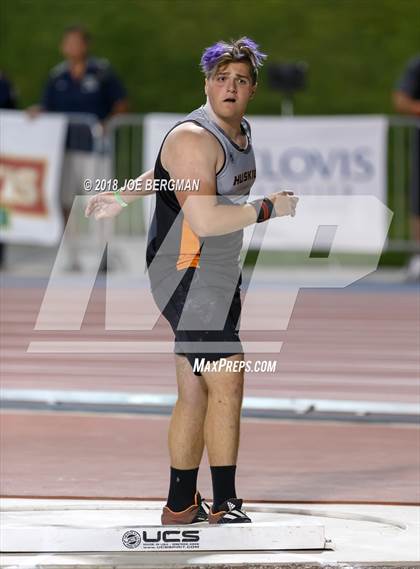Thumbnail 3 in CIF State Track and Field Championships (Boys Shot Put Prelims) photogallery.