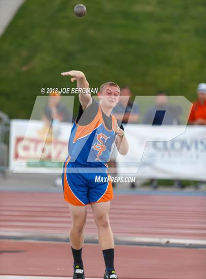 Thumbnail 1 in CIF State Track and Field Championships (Boys Shot Put Prelims) photogallery.