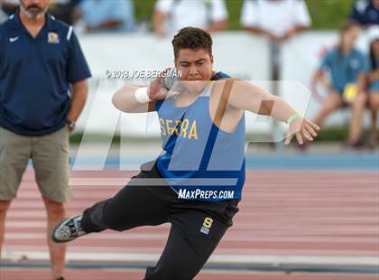 Thumbnail 1 in CIF State Track and Field Championships (Boys Shot Put Prelims) photogallery.