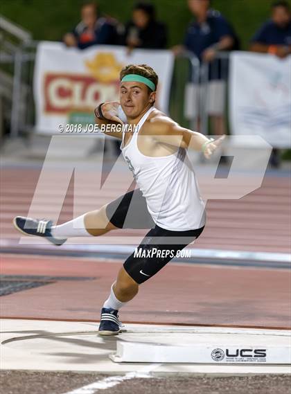 Thumbnail 3 in CIF State Track and Field Championships (Boys Shot Put Prelims) photogallery.