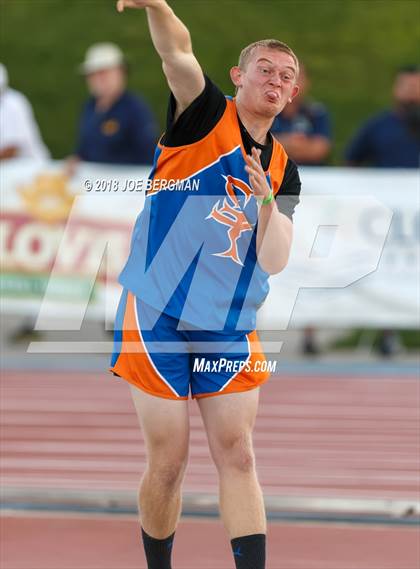 Thumbnail 2 in CIF State Track and Field Championships (Boys Shot Put Prelims) photogallery.