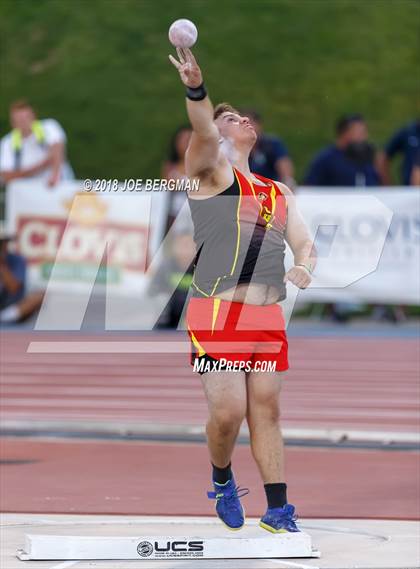 Thumbnail 2 in CIF State Track and Field Championships (Boys Shot Put Prelims) photogallery.