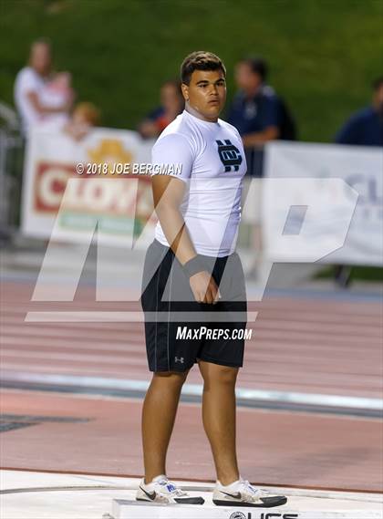 Thumbnail 1 in CIF State Track and Field Championships (Boys Shot Put Prelims) photogallery.