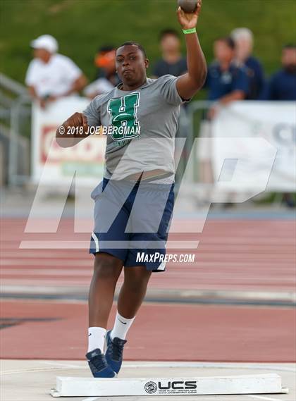 Thumbnail 1 in CIF State Track and Field Championships (Boys Shot Put Prelims) photogallery.
