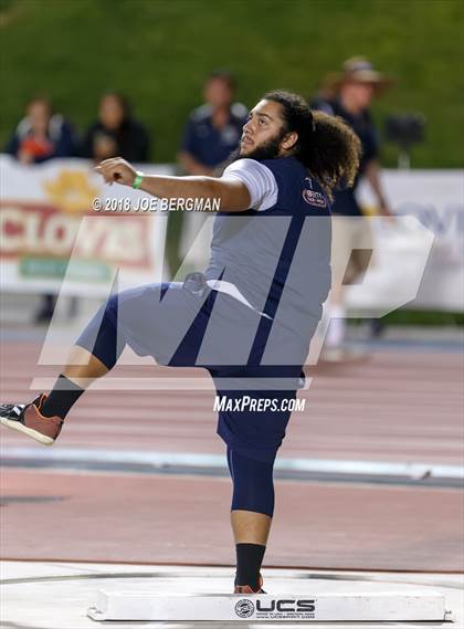 Thumbnail 2 in CIF State Track and Field Championships (Boys Shot Put Prelims) photogallery.