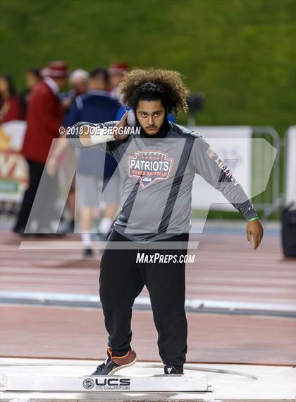 Thumbnail 1 in CIF State Track and Field Championships (Boys Shot Put Prelims) photogallery.