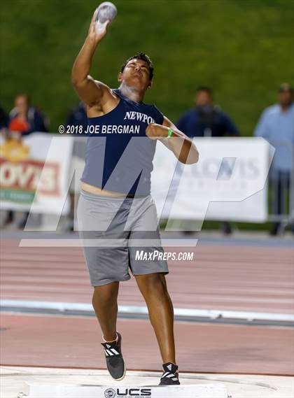 Thumbnail 2 in CIF State Track and Field Championships (Boys Shot Put Prelims) photogallery.