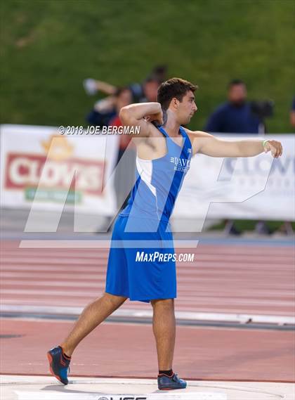 Thumbnail 2 in CIF State Track and Field Championships (Boys Shot Put Prelims) photogallery.
