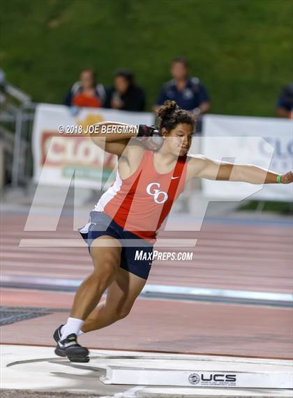 Thumbnail 2 in CIF State Track and Field Championships (Boys Shot Put Prelims) photogallery.