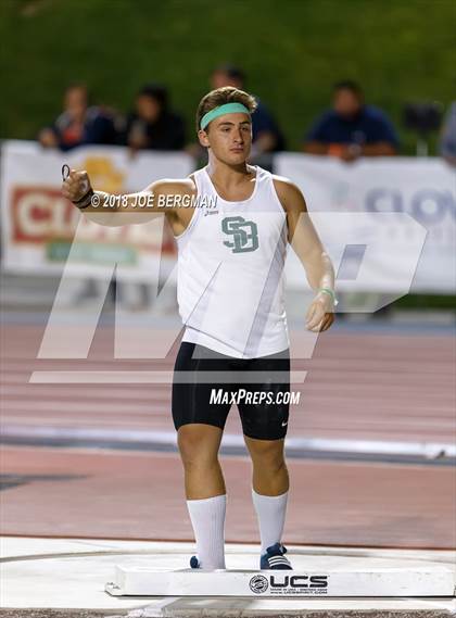 Thumbnail 2 in CIF State Track and Field Championships (Boys Shot Put Prelims) photogallery.