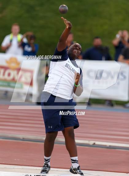 Thumbnail 2 in CIF State Track and Field Championships (Boys Shot Put Prelims) photogallery.