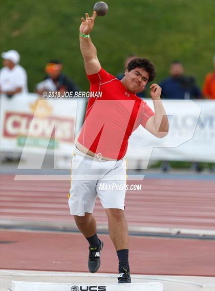 Thumbnail 3 in CIF State Track and Field Championships (Boys Shot Put Prelims) photogallery.