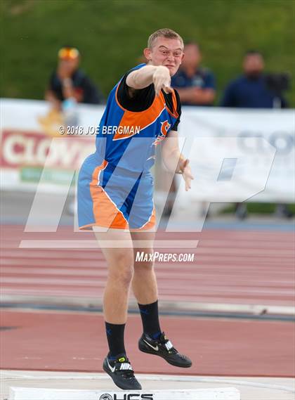 Thumbnail 2 in CIF State Track and Field Championships (Boys Shot Put Prelims) photogallery.
