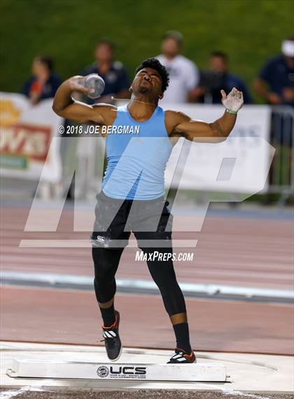 Thumbnail 2 in CIF State Track and Field Championships (Boys Shot Put Prelims) photogallery.