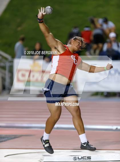 Thumbnail 2 in CIF State Track and Field Championships (Boys Shot Put Prelims) photogallery.