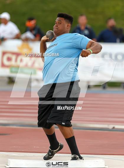 Thumbnail 2 in CIF State Track and Field Championships (Boys Shot Put Prelims) photogallery.