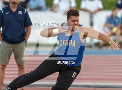 Thumbnail 2 in CIF State Track and Field Championships (Boys Shot Put Prelims) photogallery.