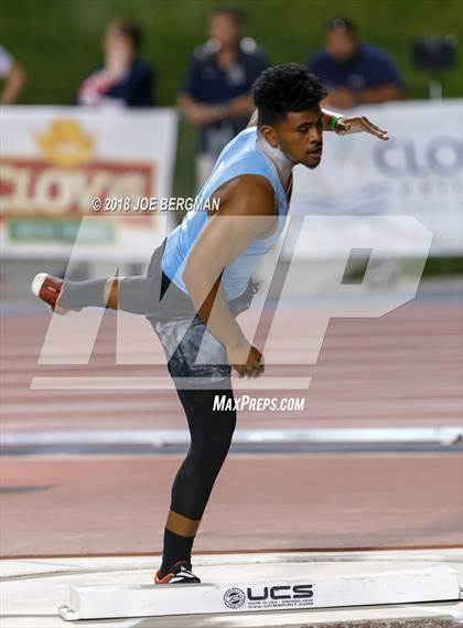 Thumbnail 2 in CIF State Track and Field Championships (Boys Shot Put Prelims) photogallery.