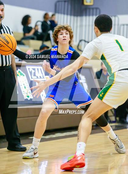 Thumbnail 3 in Westlake vs Long Beach Poly (St. Francis Holiday Hoopfest Tournament Final) photogallery.
