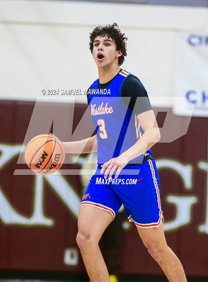 Thumbnail 2 in Westlake vs Long Beach Poly (St. Francis Holiday Hoopfest Tournament Final) photogallery.