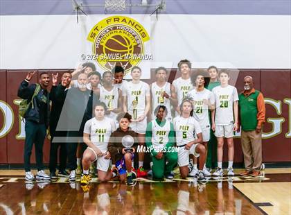 Thumbnail 2 in Westlake vs Long Beach Poly (St. Francis Holiday Hoopfest Tournament Final) photogallery.