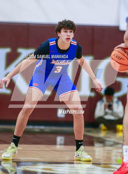 Thumbnail 2 in Westlake vs Long Beach Poly (St. Francis Holiday Hoopfest Tournament Final) photogallery.