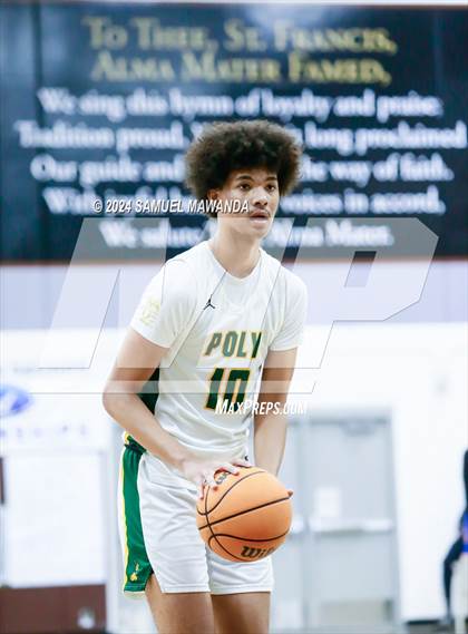 Thumbnail 3 in Westlake vs Long Beach Poly (St. Francis Holiday Hoopfest Tournament Final) photogallery.