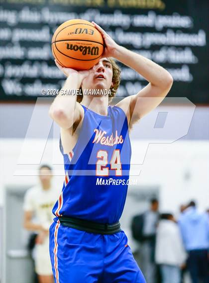 Thumbnail 2 in Westlake vs Long Beach Poly (St. Francis Holiday Hoopfest Tournament Final) photogallery.