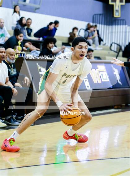 Thumbnail 2 in Westlake vs Long Beach Poly (St. Francis Holiday Hoopfest Tournament Final) photogallery.