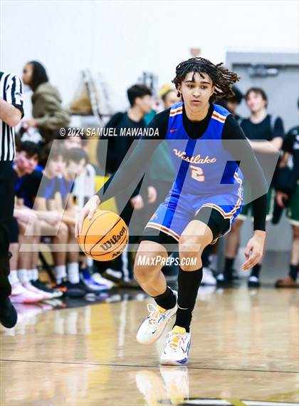 Thumbnail 2 in Westlake vs Long Beach Poly (St. Francis Holiday Hoopfest Tournament Final) photogallery.