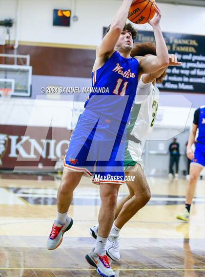 Thumbnail 1 in Westlake vs Long Beach Poly (St. Francis Holiday Hoopfest Tournament Final) photogallery.