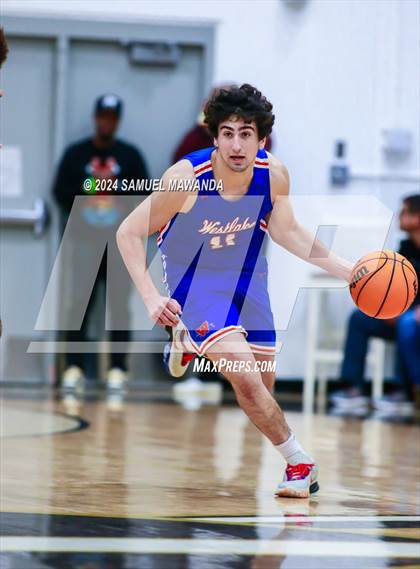 Thumbnail 1 in Westlake vs Long Beach Poly (St. Francis Holiday Hoopfest Tournament Final) photogallery.