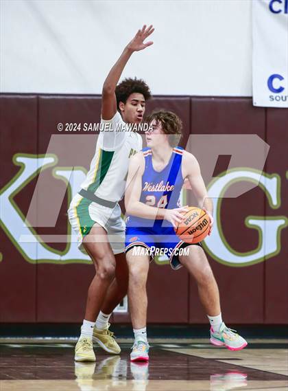 Thumbnail 2 in Westlake vs Long Beach Poly (St. Francis Holiday Hoopfest Tournament Final) photogallery.
