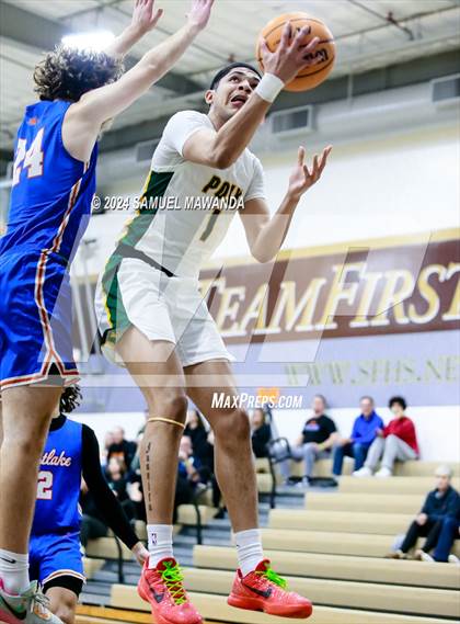 Thumbnail 2 in Westlake vs Long Beach Poly (St. Francis Holiday Hoopfest Tournament Final) photogallery.