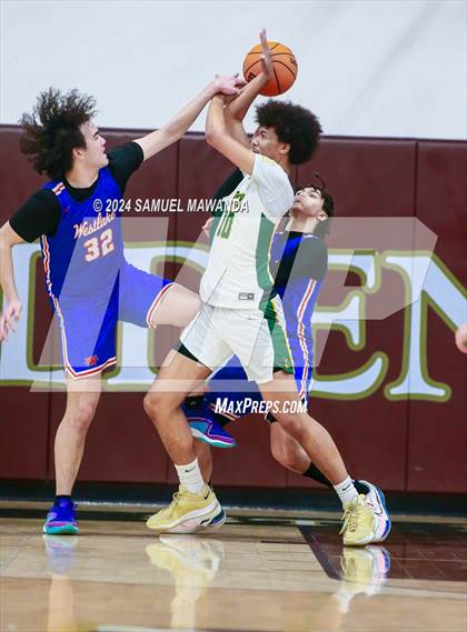 Thumbnail 3 in Westlake vs Long Beach Poly (St. Francis Holiday Hoopfest Tournament Final) photogallery.