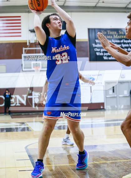 Thumbnail 3 in Westlake vs Long Beach Poly (St. Francis Holiday Hoopfest Tournament Final) photogallery.