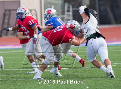Thumbnail 2 in Westlake vs. Cedar Park (Scrimmage) photogallery.
