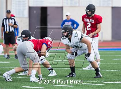Thumbnail 2 in Westlake vs. Cedar Park (Scrimmage) photogallery.