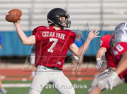 Thumbnail 2 in Westlake vs. Cedar Park (Scrimmage) photogallery.