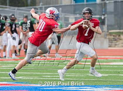 Thumbnail 1 in Westlake vs. Cedar Park (Scrimmage) photogallery.