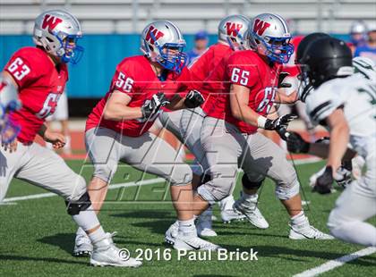 Thumbnail 2 in Westlake vs. Cedar Park (Scrimmage) photogallery.